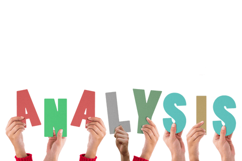 hands holding analysis text on transparent background - Download Free Stock Videos Pikwizard.com