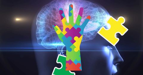 Colorful Autism Awareness Symbols Illustrating Support and Inclusion - Download Free Stock Images Pikwizard.com