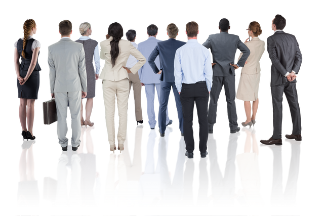 Diverse Business People Standing on Reflective Transparent Surface - Download Free Stock Videos Pikwizard.com