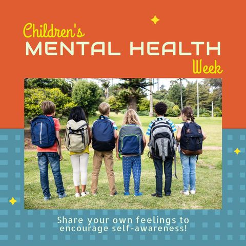 children's mental health awareness with kids in park - Download Free Stock Templates Pikwizard.com