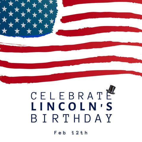 Patriotic Lincoln's Birthday Celebration Design - Download Free Stock Templates Pikwizard.com