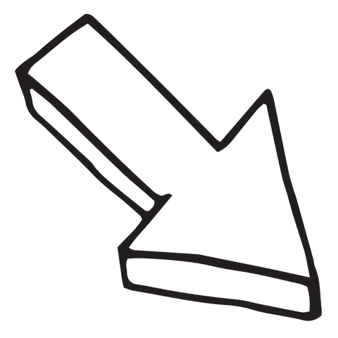 bold black downward arrow transparent background clip art - Download Free Stock Videos Pikwizard.com