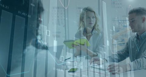 Business Professionals Analyzing Financial Data in Office Meeting - Download Free Stock Images Pikwizard.com