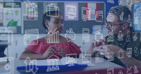 Education innovation with data technology in classroom