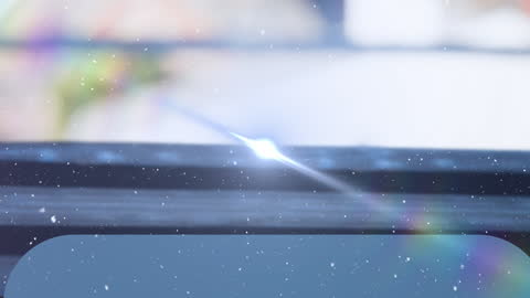 Digital Burst of Light Above Patterned Surface