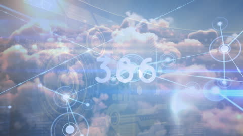 Digital Networks in Cloudscape with Floating Data