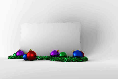 transparent card with christmas decorations and ornaments - Download Free Stock Videos Pikwizard.com