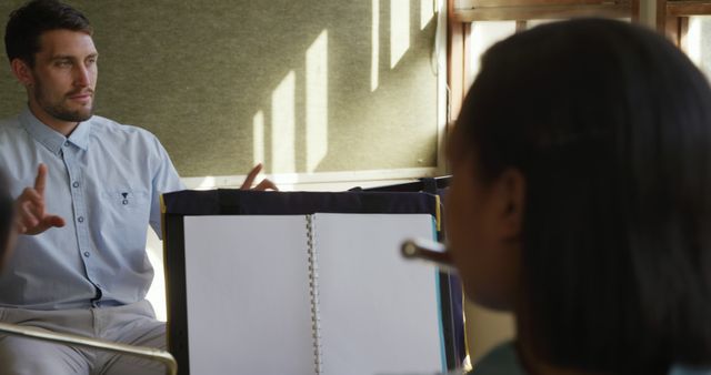 Music Instructor Leading Student with Flute in Cozy Classroom - Download Free Stock Images Pikwizard.com