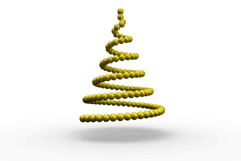 spiral of yellow dots on transparent background - Download Free Stock Videos Pikwizard.com