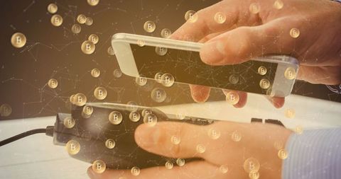 Contactless Blockchain Payment Using Smartphone and Bitcoin Imagery