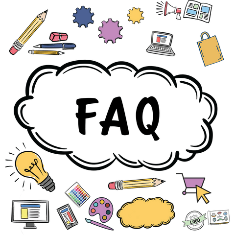 Colorful FAQ Icons on Transparent Background Illustration - Download Free Stock Videos Pikwizard.com