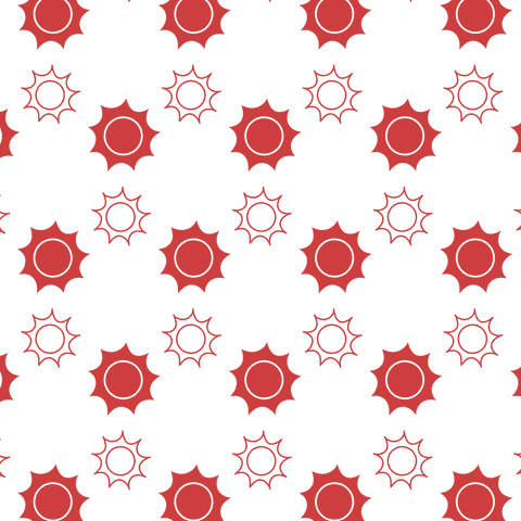 red sun design repeated on transparent background - Download Free Stock Videos Pikwizard.com