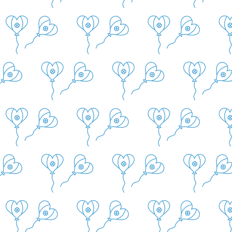 Seamless Heart Balloon Pattern on Transparent Background - Download Free Stock Videos Pikwizard.com