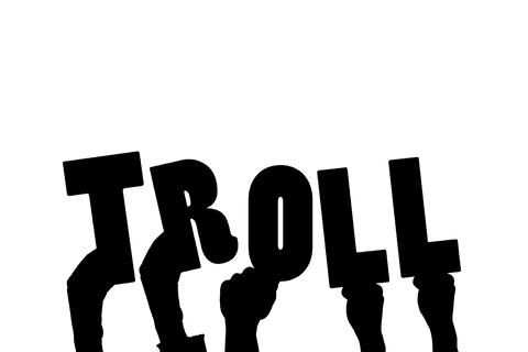 Troll hands social media transparent illustration