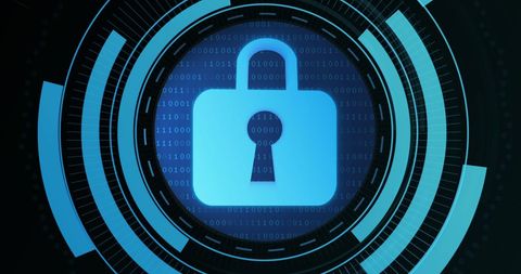 digital padlock and data protection technology - Download Free Stock Images Pikwizard.com
