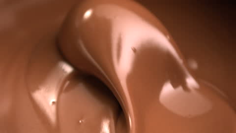 Smooth Swirls of Velvety Melted Chocolate