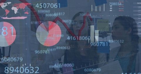Financial Analysts Meeting for Data Visualization and Insights - Download Free Stock Images Pikwizard.com