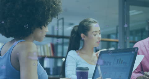 Diverse Business Team Collaborating with Technology in Modern Office