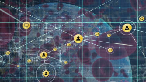 Digital Network Interface over Global Data with Virus Cells