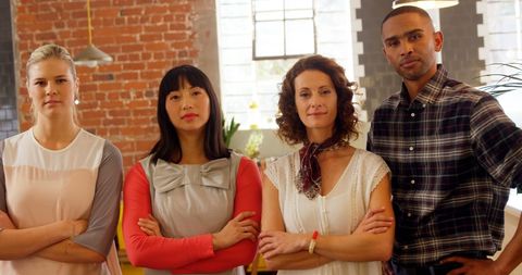 Diverse Group of Confident Professionals in Office Setting - Download Free Stock Images Pikwizard.com