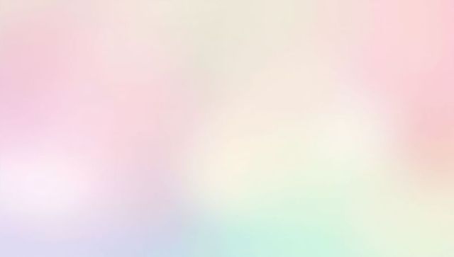 Glowing pastel gradient blending soft pink peach mint lavender hues for dreamy background