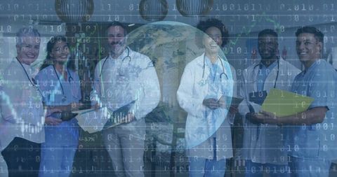 Global Medical Team Embracing Technology
