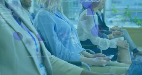 Digital Data Processing in Business Meeting