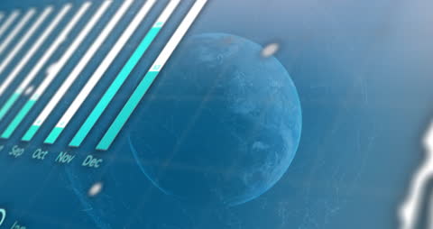 Digital Data Processing with Globe Visualization