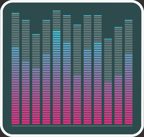 Colorful Digital Equalizer on Transparent Background - Download Free Stock Videos Pikwizard.com