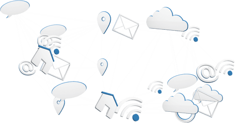 transparent networking concept with cloud and wi-fi symbols - Download Free Stock Videos Pikwizard.com