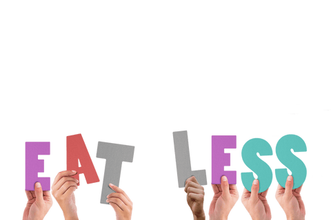 hands raising vibrant transparent letters spell eat less - Download Free Stock Videos Pikwizard.com