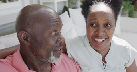 Happy Senior Couple in Relaxed Home Environment - Download Free Stock Images Pikwizard.com