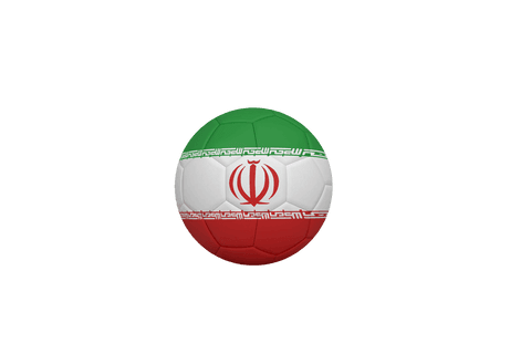 transparent soccer ball with iran flag colors and design - Download Free Stock Videos Pikwizard.com