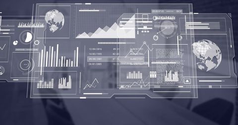 Digital Interface Featuring Data Analytics and Global Business Insights - Download Free Stock Images Pikwizard.com