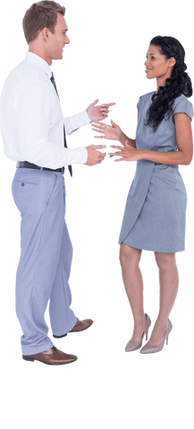 transparent professional conversation between colleagues - Download Free Stock Videos Pikwizard.com