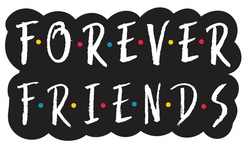 Stylish Forever Friends Text with Colorful Dots on Transparent Background - Download Free Stock Videos Pikwizard.com