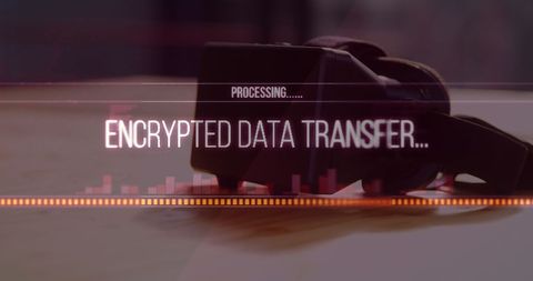 Virtual Reality Headset Data Transfer Concept