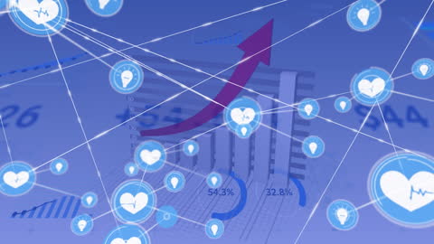 Digital Global Data Flow with Statistics and Growth Graphs