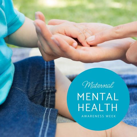 maternal mental health awareness with mother and child connection - Download Free Stock Templates Pikwizard.com