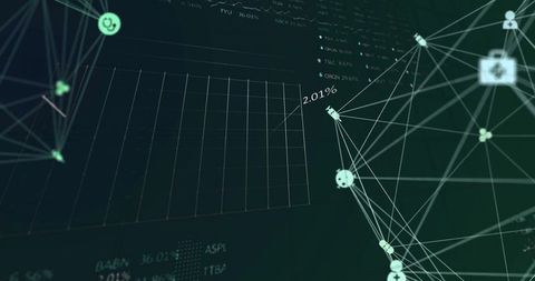 Futuristic Medical Data Visualization with Digital Network - Download Free Stock Images Pikwizard.com