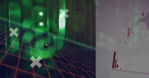 Dynamic Data Processing with Futuristic Interface - Download Free Stock Images Pikwizard.com