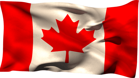 waving canadian flag with transparent background - Download Free Stock Videos Pikwizard.com
