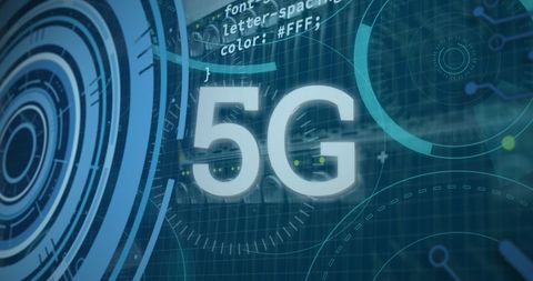 Digital Interface Showing 5G Network Connectivity - Download Free Stock Images Pikwizard.com