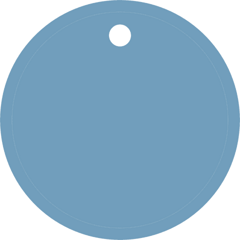 Blue Circular Tag Isolated on Transparent Background - Download Free Stock Videos Pikwizard.com