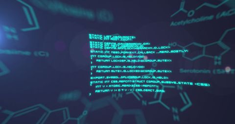Complex Chemical Structures and Data Processing - Download Free Stock Images Pikwizard.com
