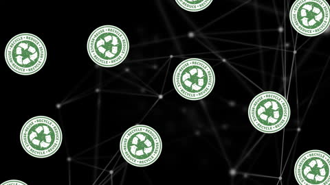 Recycling Symbols Floating in Network Connections