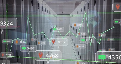 digital data flow with interactive social statistics overlay - Download Free Stock Images Pikwizard.com