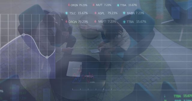 Business Team Working on Financial Charts and Stock Market Data Analysis - Download Free Stock Images Pikwizard.com