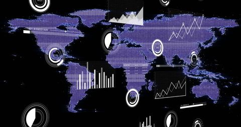 global financial data visualization with interactive charts - Download Free Stock Images Pikwizard.com