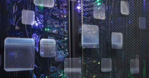 digital icons on computer server representing data storage technologies - Download Free Stock Images Pikwizard.com